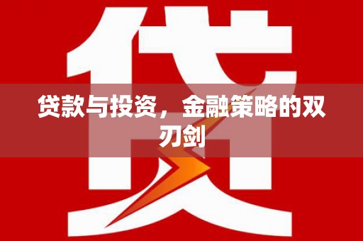 单县贷款与投资，金融策略的双刃剑