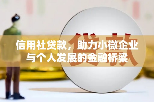 单县信用社贷款，助力小微企业与个人发展的金融桥梁