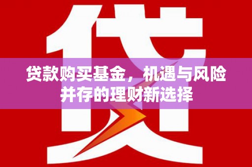单县贷款购买基金，机遇与风险并存的理财新选择