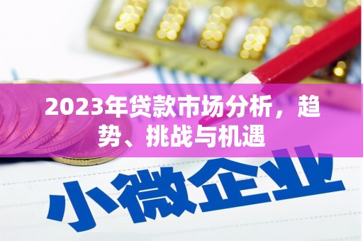 单县2023年贷款市场分析，趋势、挑战与机遇