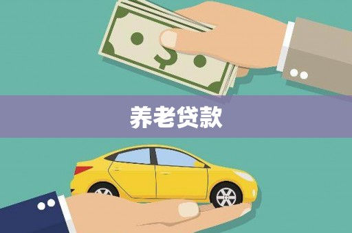 单县养老贷款