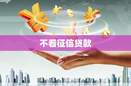 单县不看征信贷款
