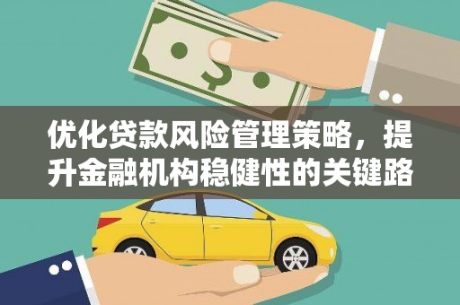 单县优化贷款风险管理策略，提升金融机构稳健性的关键路径