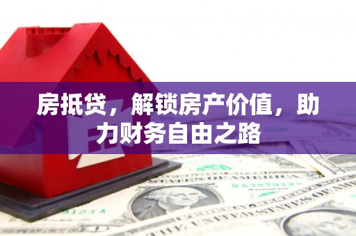 单县房抵贷，解锁房产价值，助力财务自由之路