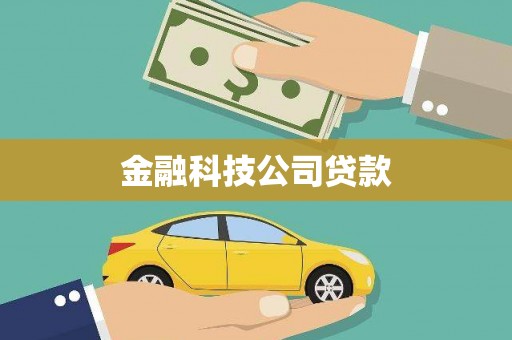 单县金融科技公司贷款