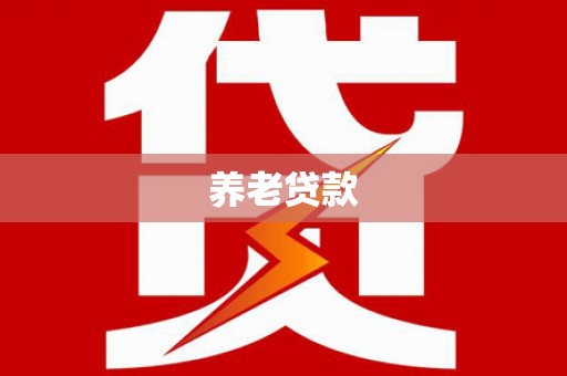 单县养老贷款