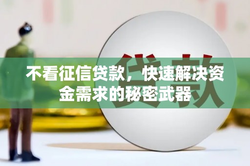 单县不看征信贷款，快速解决资金需求的秘密武器