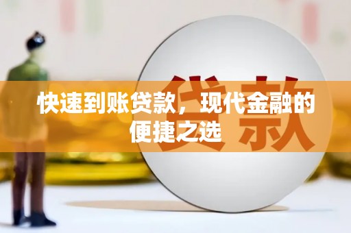 单县快速到账贷款，现代金融的便捷之选
