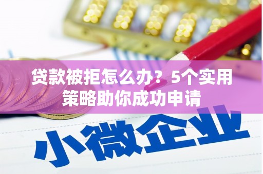 单县贷款被拒怎么办？5个实用策略助你成功申请