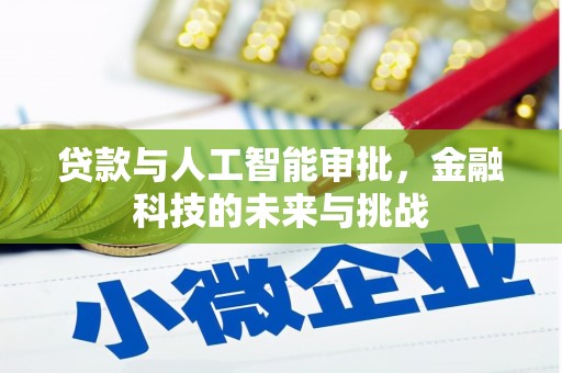 单县贷款与人工智能审批，金融科技的未来与挑战