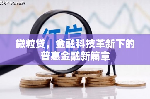 单县微粒贷，金融科技革新下的普惠金融新篇章