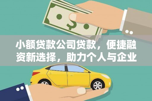 单县小额贷款公司贷款，便捷融资新选择，助力个人与企业成长