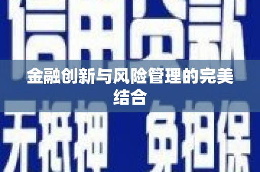单县金融创新与风险管理的完美结合