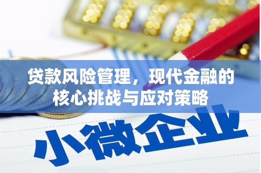 单县贷款风险管理，现代金融的核心挑战与应对策略