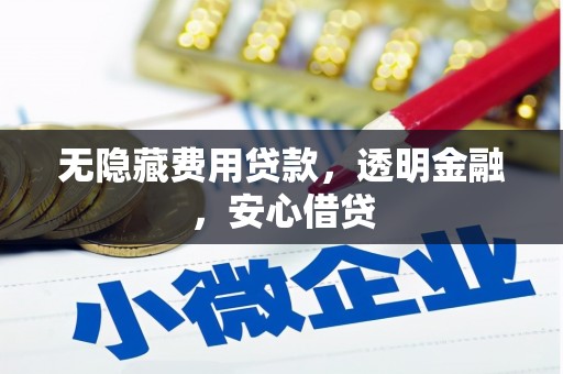 单县无隐藏费用贷款，透明金融，安心借贷