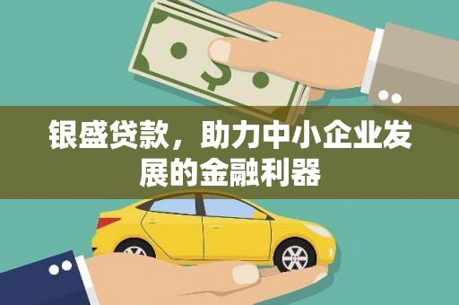单县银盛贷款，助力中小企业发展的金融利器