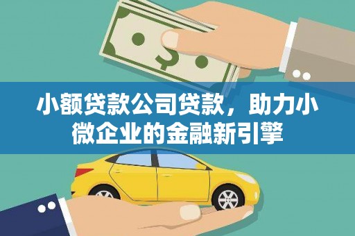 单县小额贷款公司贷款，助力小微企业的金融新引擎