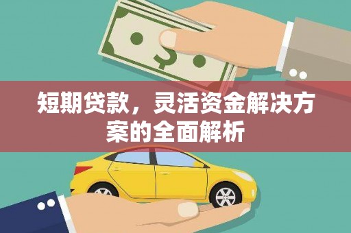 单县短期贷款，灵活资金解决方案的全面解析