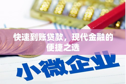 单县快速到账贷款，现代金融的便捷之选