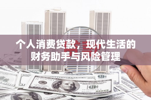 单县个人消费贷款，现代生活的财务助手与风险管理