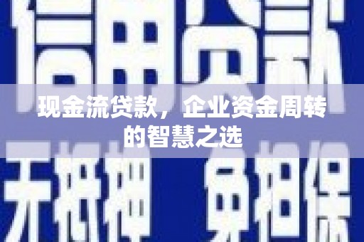 单县现金流贷款，企业资金周转的智慧之选
