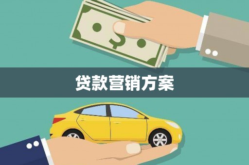 单县贷款营销方案
